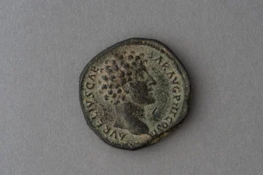 As de monnaie de Marc Aurèle (bronze)